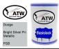 Preview: Dodge, Bright Silver Pri Metallic, PSB: 500ml Lackdose, von ATW Autoteile West.